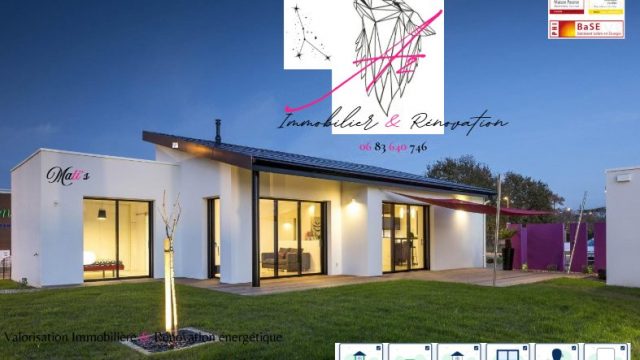 Maison neuve plain-pied certifié Passif Bepos norme PMR