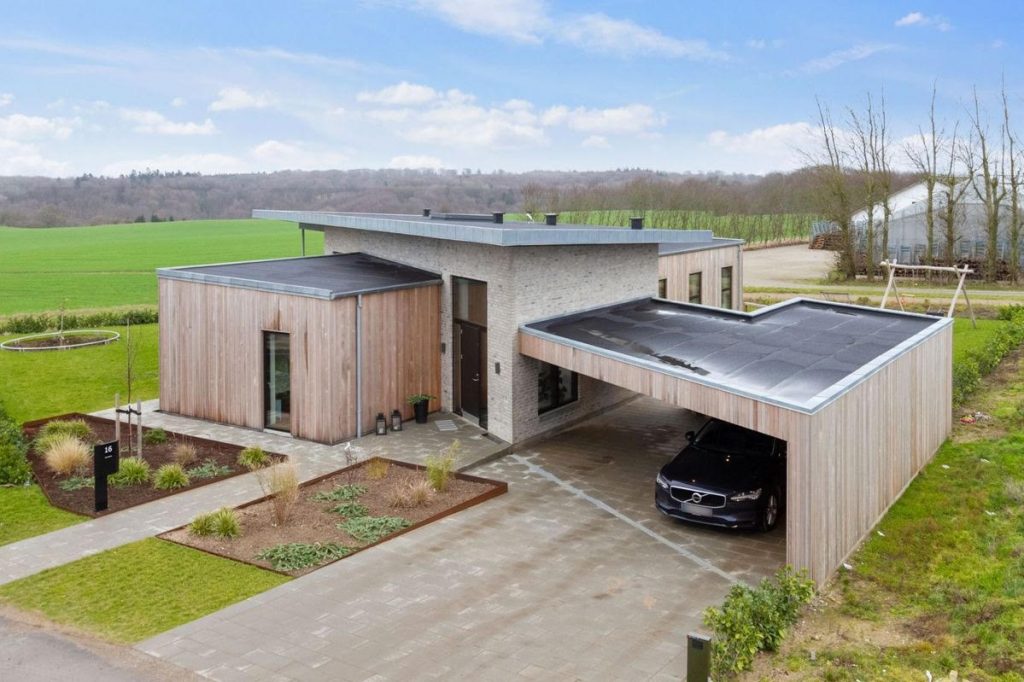 Maison contemporaine de plain-pied passive