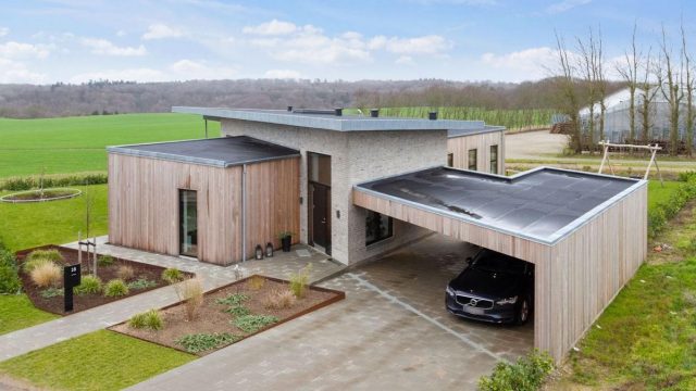 Maison contemporaine de plain-pied passive